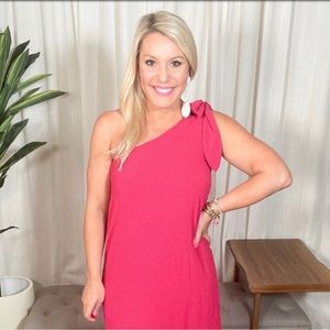 NWT maxi one shoulder dress